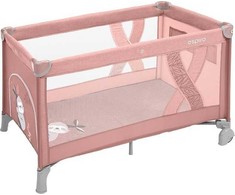 Baby Design Espiro łóżeczko turystyczne Simple 08 pink Kojec