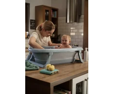 Sulankstoma plastikinė kūdikio vonelė Tega Baby mėlyna