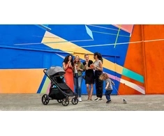 Baby Jogger BBJ vežimėlis 2in1 Select2 DOD sėdynė su spindinčia danga