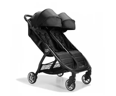 BABY JOGGER BBJ WOZEK CITY TOUR 2 DOUBLE PITCH Juodas (A 2144112) vežimėlis