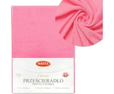 Baby Matex Kilpinė paklodė su guma 70x140 rožinė 10 Klasikinė