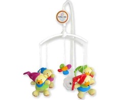 Kepurė Karuselė virš lovelės Baby Mix Bears su kepuraitėmis