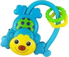 Kūdikių barškutis su garsu Baby Mix Monkey mėlynas