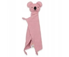Dėlionė New Baby muslininis minkštas žaislas Koala rožinis