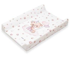 Baby Mix Bear persirengimo kilimėlis su standikliu, 47x70 cm, rožinis