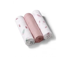 Baby Ono 397/14 Vystyklai BAMBUSOWE 3SZT RÓŻOWE