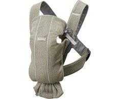 BABYBJORN nešioklė Mini Greige 3D Mesh