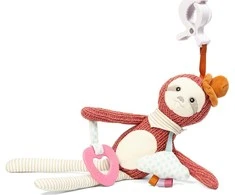 Baby Ono BABYONO Lavinantis žaislas - pakabukas vežimėliui SLOTH LEON 1442