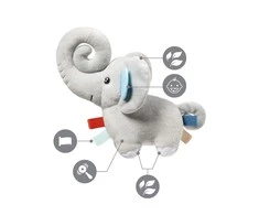 Baby Ono BABYONO Lavinantis žaislas-vežimėlio pakabukas Fairy Tales - Elephant Ethan