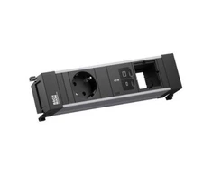 Bachmann POWER FRAME 1x CEE7/3, 1x USB C/C 45 W, 1x CM, ilgis 0,2 m