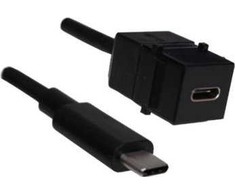 Bachmann BACHMANN Keystone jungtis USB 3.1 tipo C moteriška / moteriška, 0,5 m