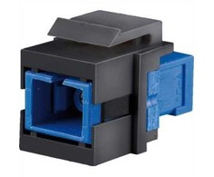 BACHMANN Keystone šviesolaidinė jungtis SC/SC, mėlyna/juoda