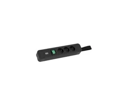 Bachmann Prailgintuvai BACHMANN PRIMO 2 3xUTE 1xswitch su kilpa 2,0 m CEE7/7
