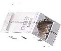 Bachmann RJ45 lizdas – rj45, Cat6 (940.044)