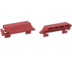 Bachmann BACHMANN PDU tvirtinimo spaustukai, C13 lizdams, raudona