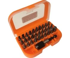 Antgalių rinkinys 1/4"x25mm 31vnt (PH,PH2G,PZ,TORX,HEX,SL) su aut.magn.laikikliu, Bahco