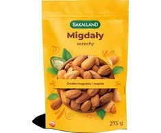 bakalland BAKALLAND nulupti migdolai, 275g