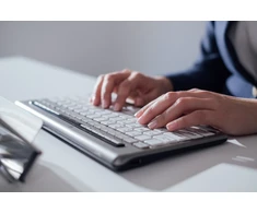 Bakker Elkhuizen BakkerElkhuizen S-board 840 klaviatūra Biuras USB QWERTY British English Šviesiai pilka, Balta (3066132)