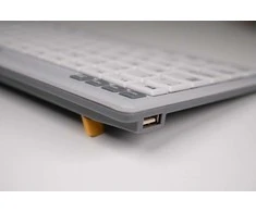 Bakker Elkhuizen Carruzzo BakkerElkhuizen UltraBoard 950 V2 klaviatūra Biuras USB QWERTY Anglų (JK) Tamsiai Pilka, Šviesiai Žalia
