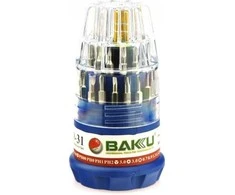 Tiksliųjų atsuktuvų rinkinys 30 viename BAKU BK-630-31