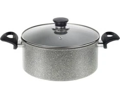 BALLARINI Ferrara puodas su dangčiu 20 cm granite FERG25D.20D