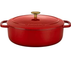 Ketaus puodas BALLARINI BELLAMONTE, 4.5 L, raudonos spalvos
