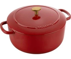 BALLARINI BELLAMONTE Puodas żeliwny apvalus 4 ltr, raudona