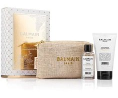 Balmain Professionnel Balmain Argan Moisturising Eliksyras Hair Oil For maitininantis 100 ml + Moisturizing Hair Styling Kremas 150 ml + Professionnel GWP Textile Pouch šviesiai rudas For Women