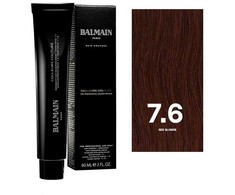 Balmain Professionnel Couleurs Couture Permanent Hair Dye 7.6 Raudona Skirtas šviesiems plaukams, 60 ml