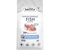 BALTICA Nutraceutic Hypoallergenic Light M žuvis with ryžiai – sausas Maistas šunims – 12kg
