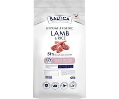 Baltic Agro BALTICA NUTRACEUTIC Hypoallergenic ėriena & ryžiai M 12kg