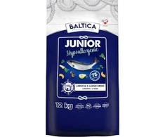 Šunų maistas - BALTICA Excellent Hypoallergenic Junior L/XL Lašiša 12kg