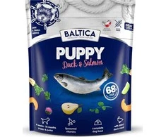 Šunų maistas - BALTICA Excellent Puppy antiena with lašiša Small Breeds 1kg