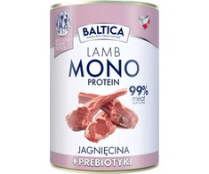 BALTICA Nutraceutic Monoprotein ėriena with prebiotics – drėgnas ėdalas šunims – 400g