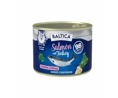 BALTICA Excellent lašiša with kalakutiena – šlapias kačių maistas – 185g