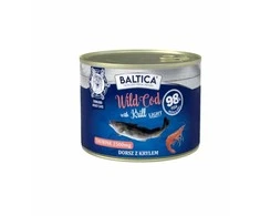 BALTICA Excellent Wild cod with krill Light – šlapias kačių maistas – 185g