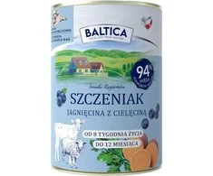 Baltic Agro BALTICA Smaki regionów Puppy ėriena with veal – drėgnas ėdalas šunims – 400g