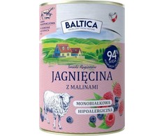 BALTICA Smaki regionów ėriena with raspberries – drėgnas ėdalas šunims – 400g