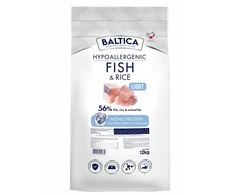 Baltic Agro BALTICA Nutraceutic Hypoallergenic Light L/XL žuvis with ryžiai – sausas Maistas šunims – 12kg