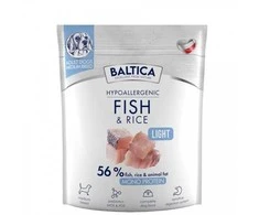 BALTICA Nutraceutic Hypoallergenic Light M žuvis with ryžiai – sausas Maistas šunims – 1kg