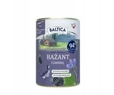 BALTICA Smaki regionów fazanas with venison – drėgnas ėdalas šunims – 400g