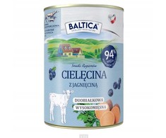 BALTICA Smaki regionów Veal su ėriena – drėgnas ėdalas šunims – 400g