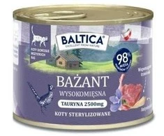 BALTICA Smaki regionów fazanas – šlapias kačių maistas – 185g
