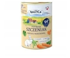 BALTICA Smaki regionów Puppy triušiena with carrot – drėgnas ėdalas šunims – 400g