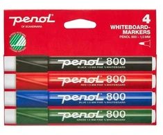 Baltos lentos žymeklis Penol 800 1.5mm rinkinys, 4 vnt./rinkinyje „Swan“ etiketė - (4 vnt.)
