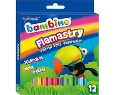 Bambino BAMBINO Flamastry Brokatowe 10x auksinė/sidabrinė