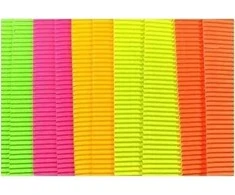 Bambino Fluorescencinės spalvos gofruotas kartonas 25x35cm 10 lapų
