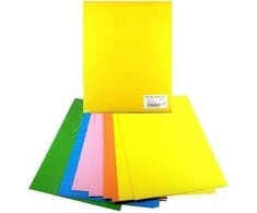 Bambino pastelinis gofruotas kartonas 25x35cm 10 lapų