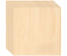 Liepų fanera - 3mm - 300x300mm - Bambu Lab - 6vnt