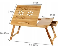 Bambukinis nešiojamojo kompiuterio stalas Bounn